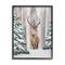 Stupell Industries Seasonal Deer Winter Landscape Framed Giclee Art